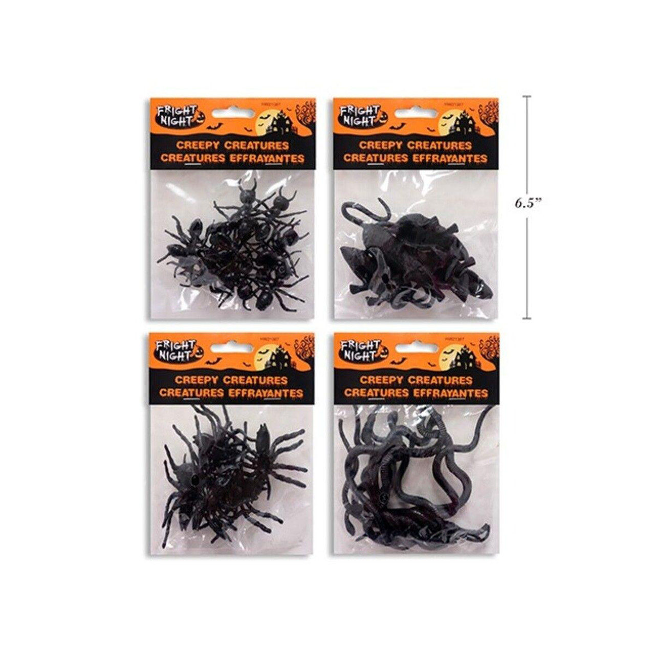 Witches of Halloween Black Creepy Creatures (4 Styles) - 11cm 