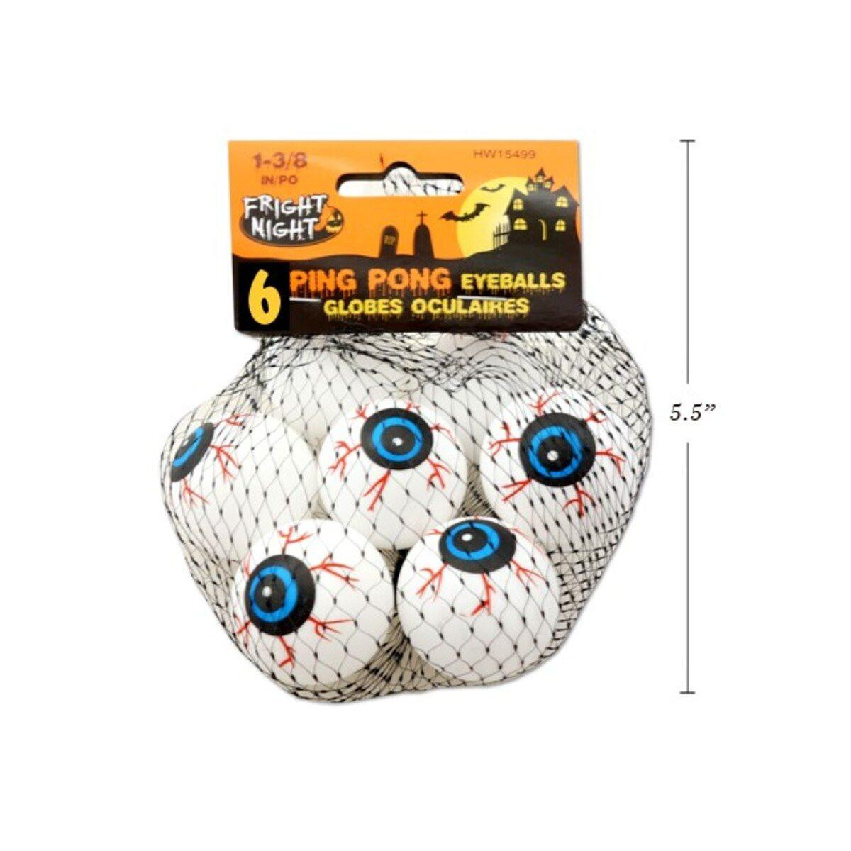 Witches of Halloween Ping Pong Eyeballs - 3.5cm 