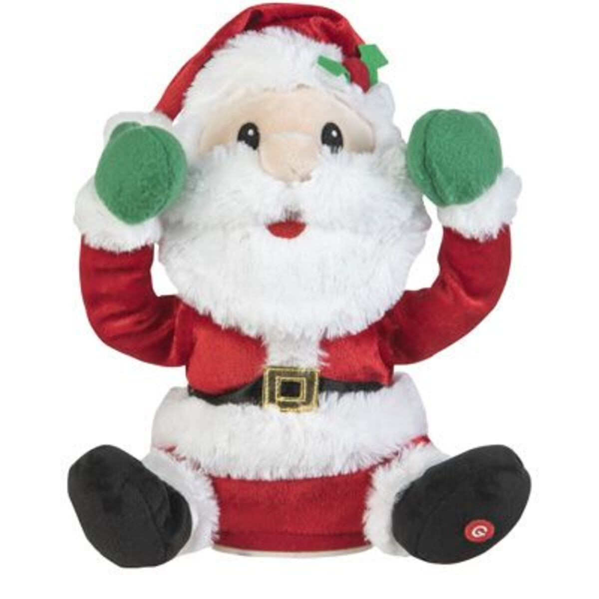 Christmas Peekaboo Santa Figurine