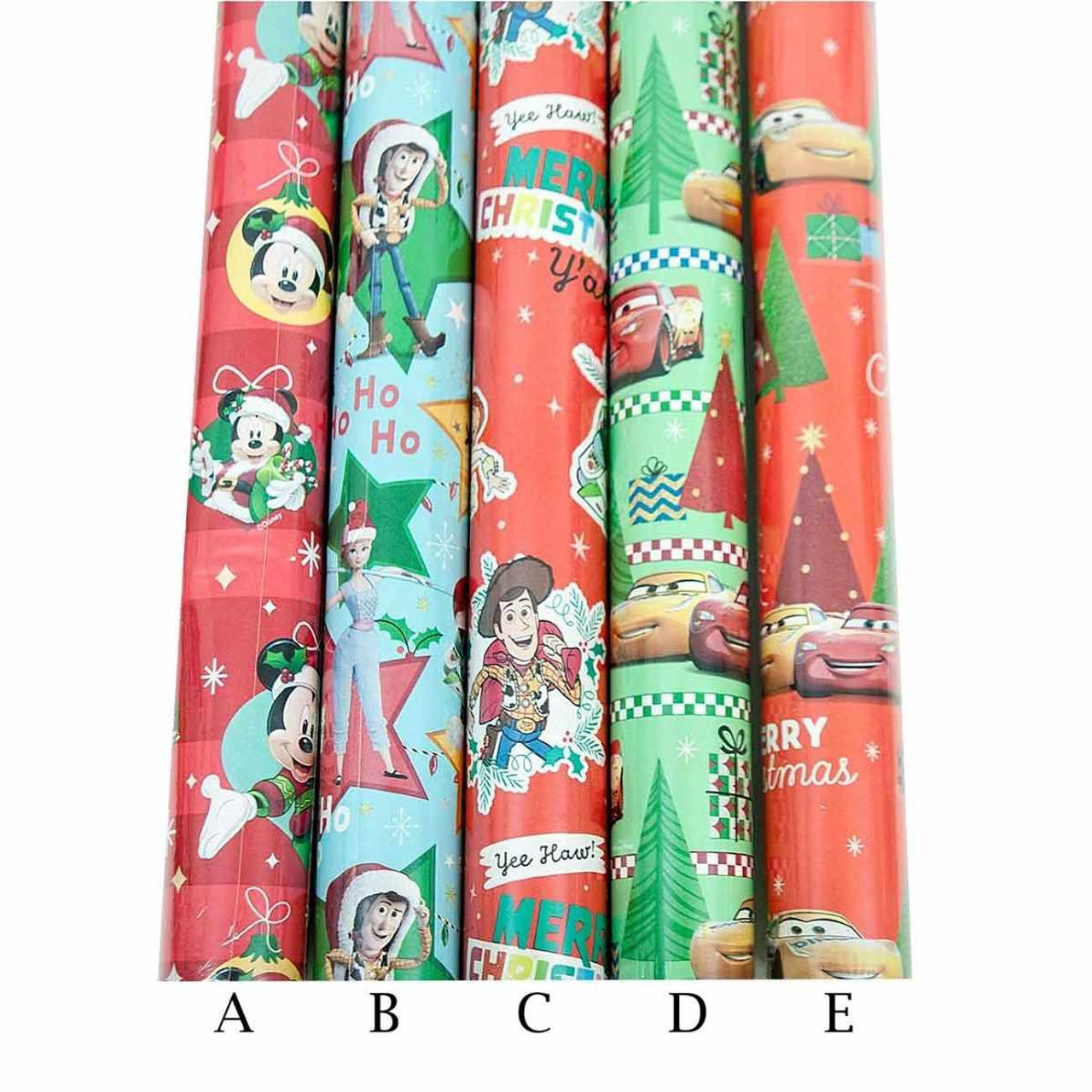 Christmas Elves Disney Boy Christmas Wrap (5 Styles) - 3m 