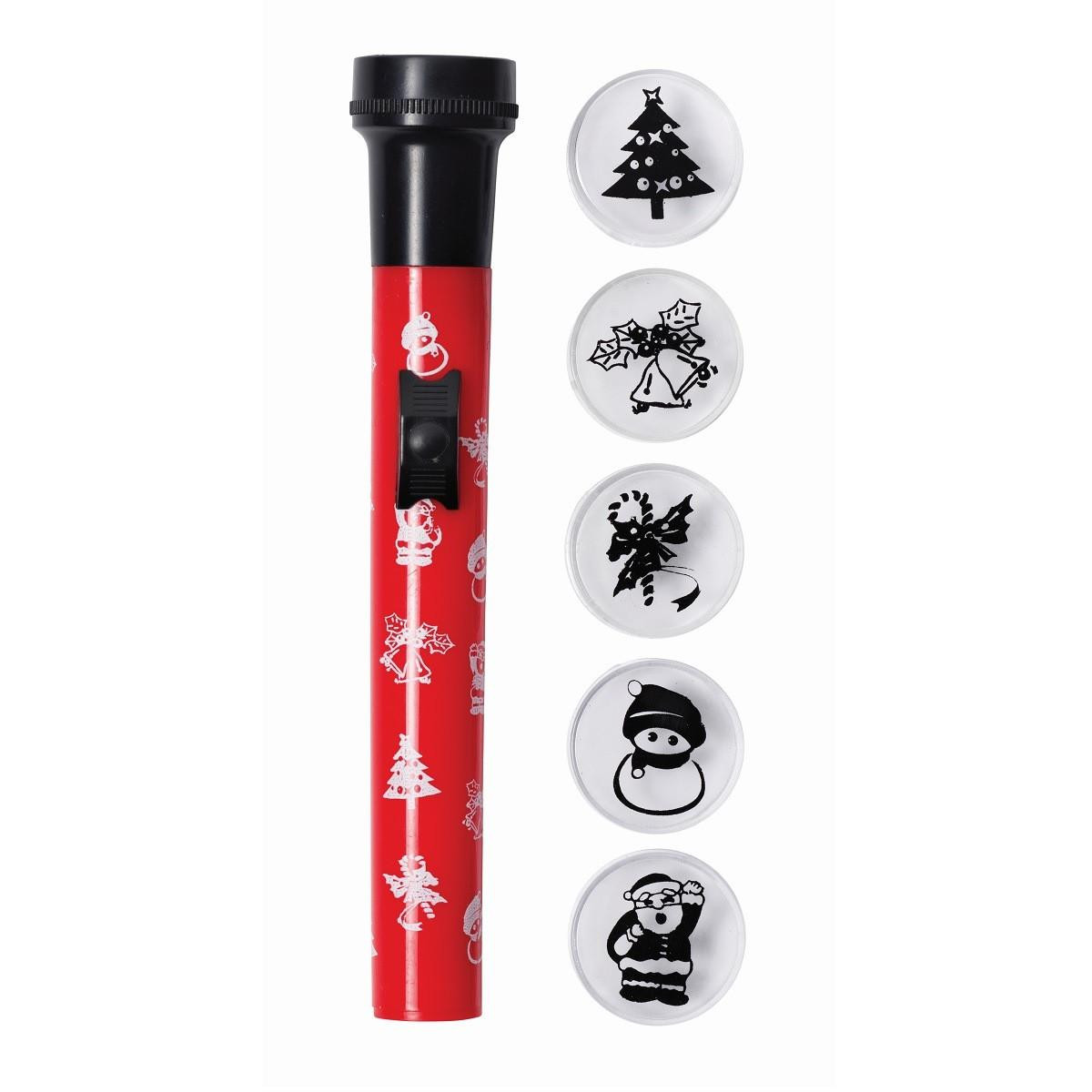 Christmas Elves Projector Flash Light - 15cm 