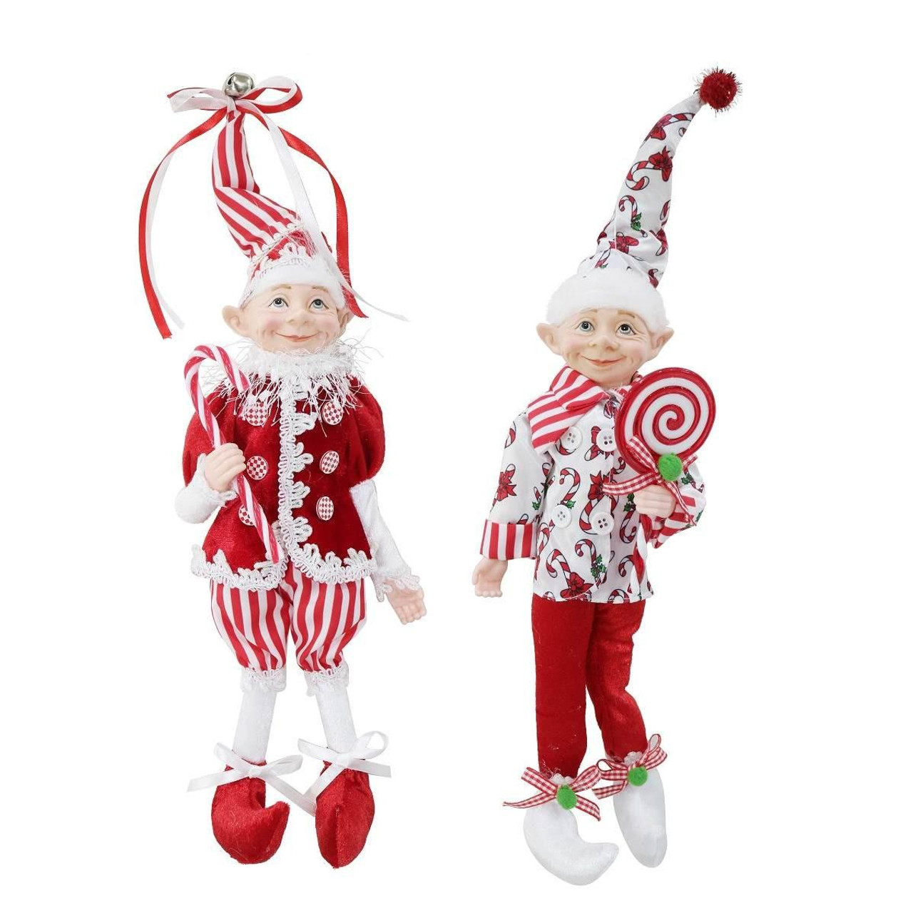 Christmas Elves Candy Lollipop Whimsical Elf (2 Styles) - 38cm 