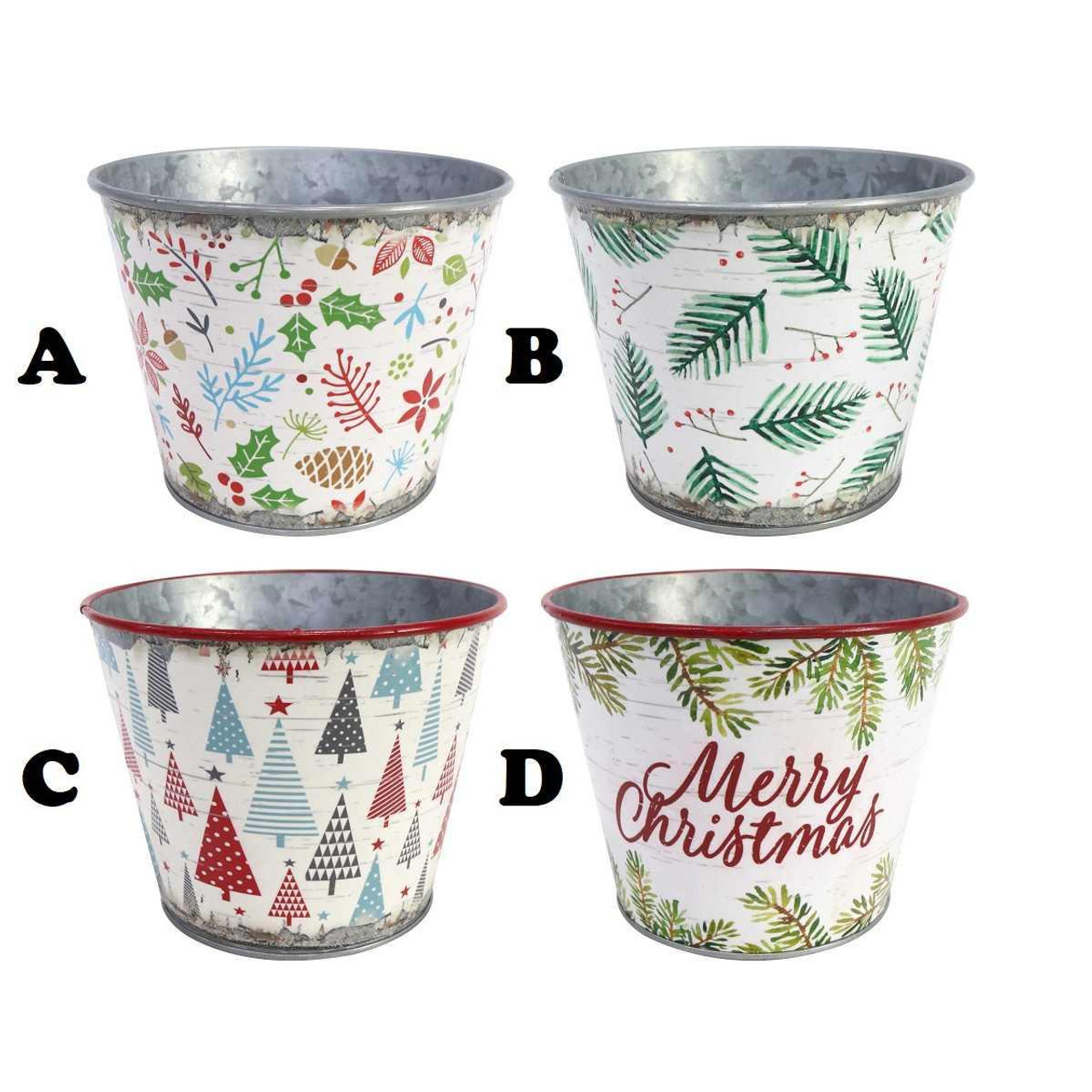 Christmas Elves Christmas Vintage Print Tin (4 Styles) - 11cm 