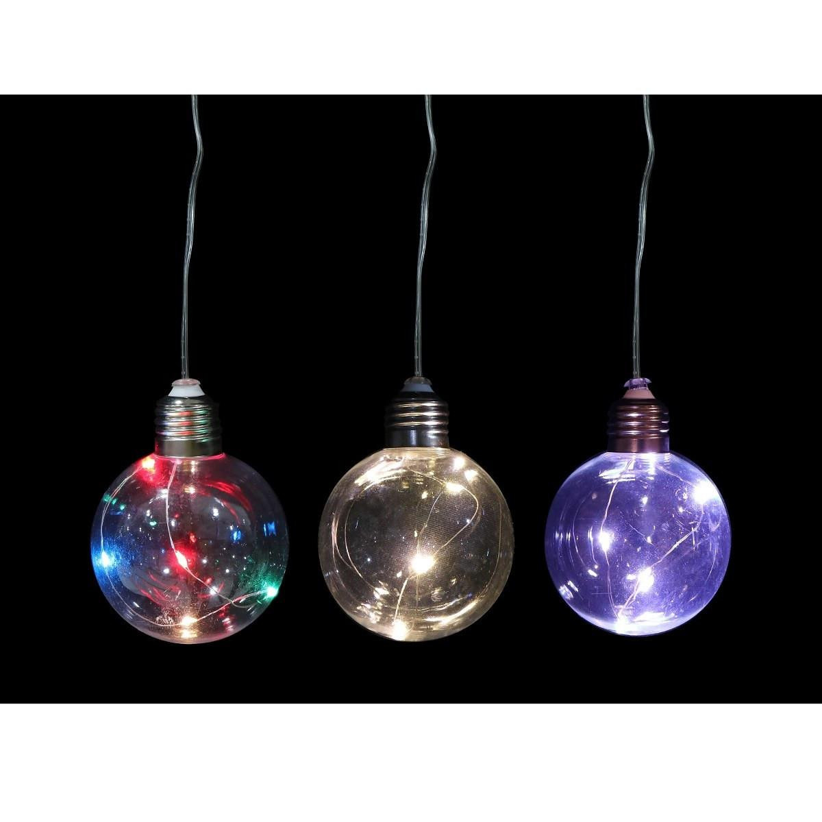 Christmas Elves USB LED Pin Light Bauble (3 Styles) - 8cm 