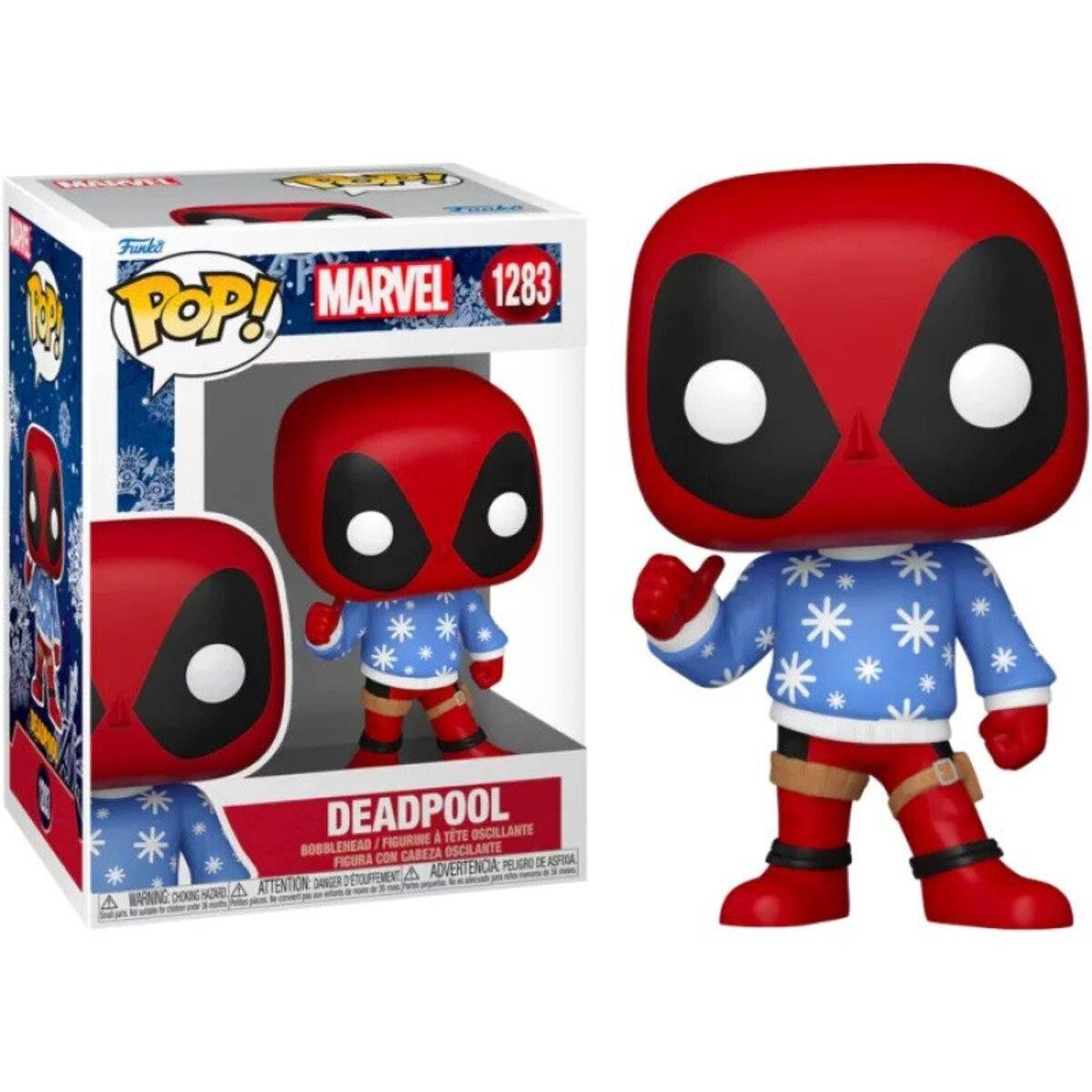 Funko Pop! (Holiday) Marvel - Deadpool Holiday Sweater Pop! - 9.5cm 