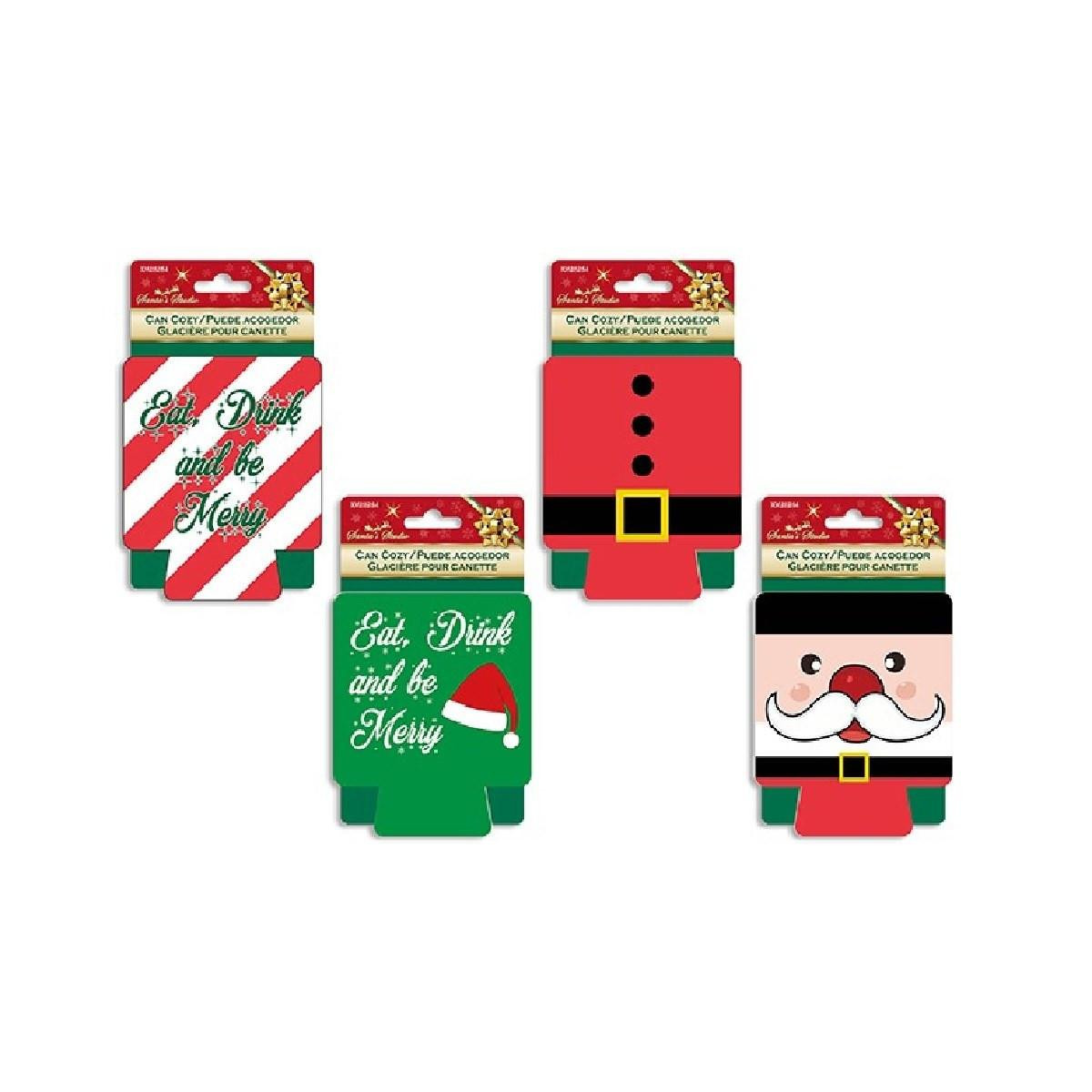 Christmas Elves Christmas Printed Can Cozy (4 Styles) 