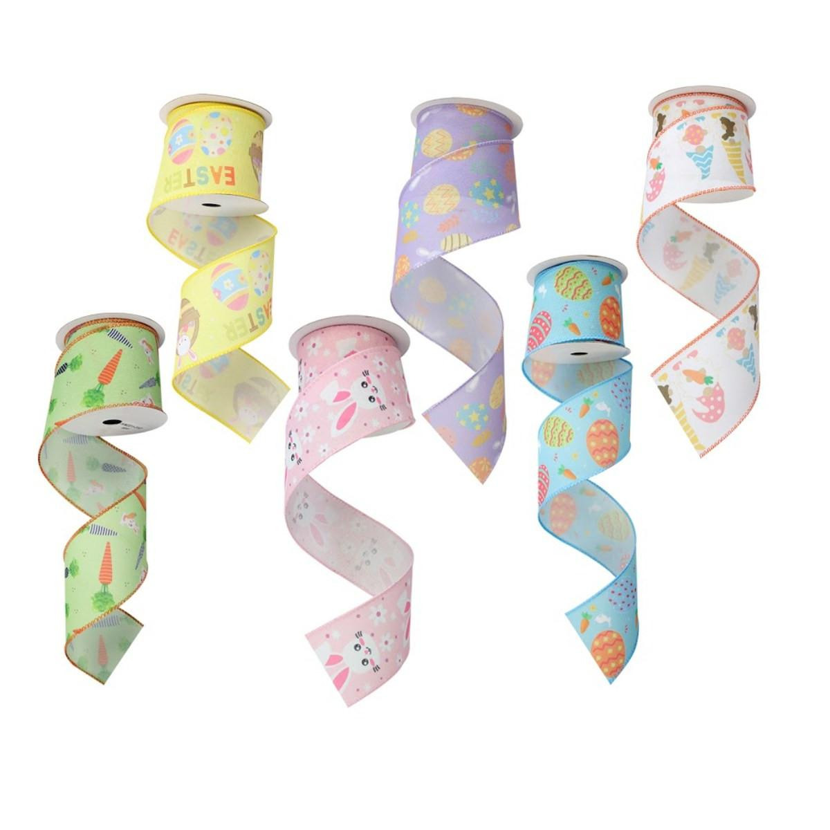 Easter Town Easter Ribbon (6 Designs) - 63mm x 2.7m 