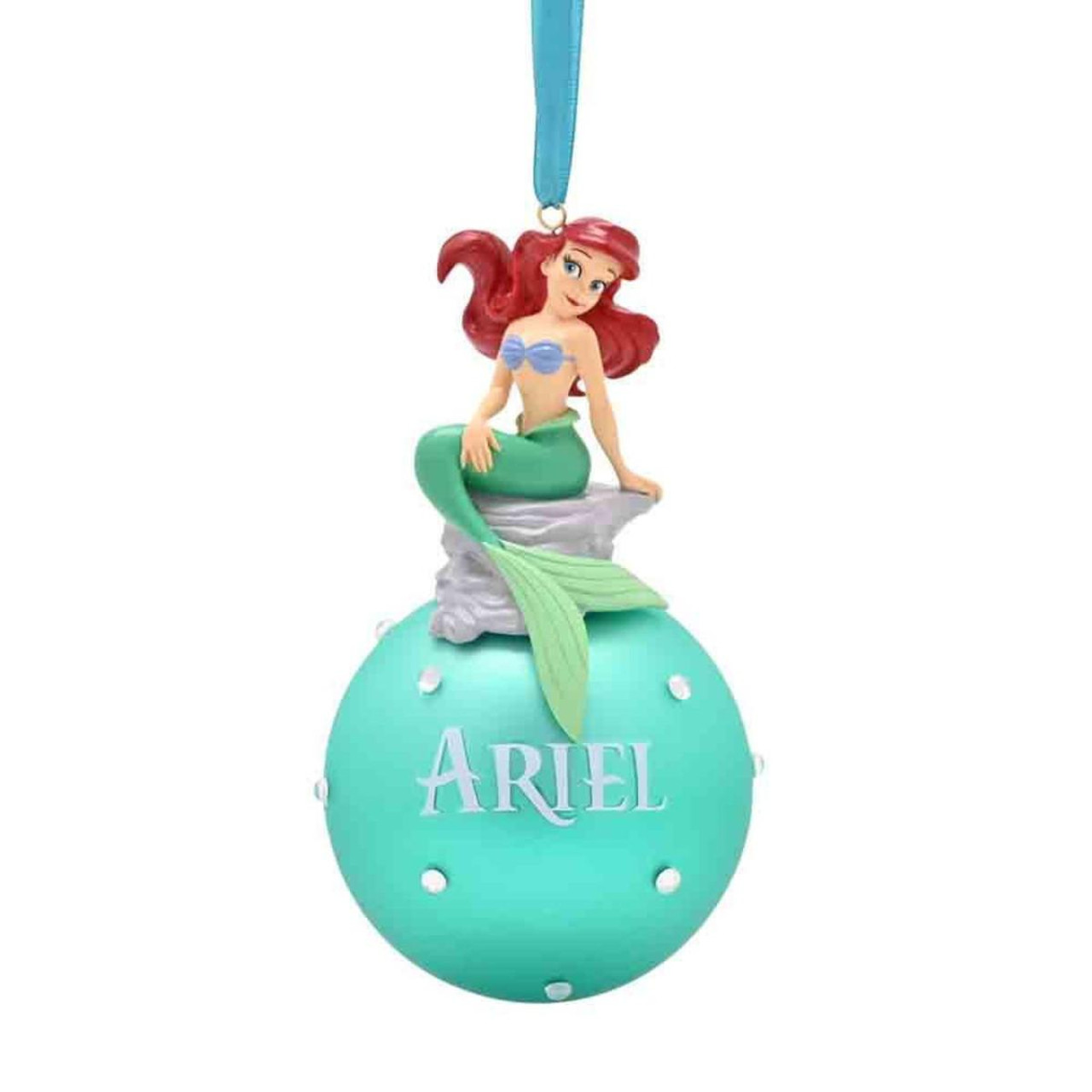 Disney Christmas Decorations Disney Christmas Ariel on Glass Bauble - 18.5cm 