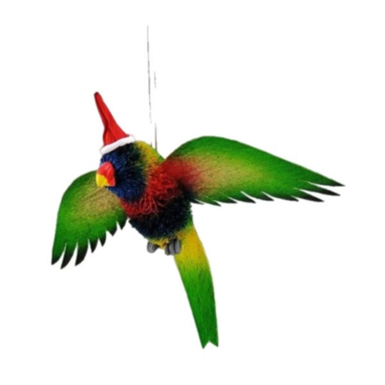 Christmas Elves Aussie  Christmas Flying Rainbow Lorikeet 