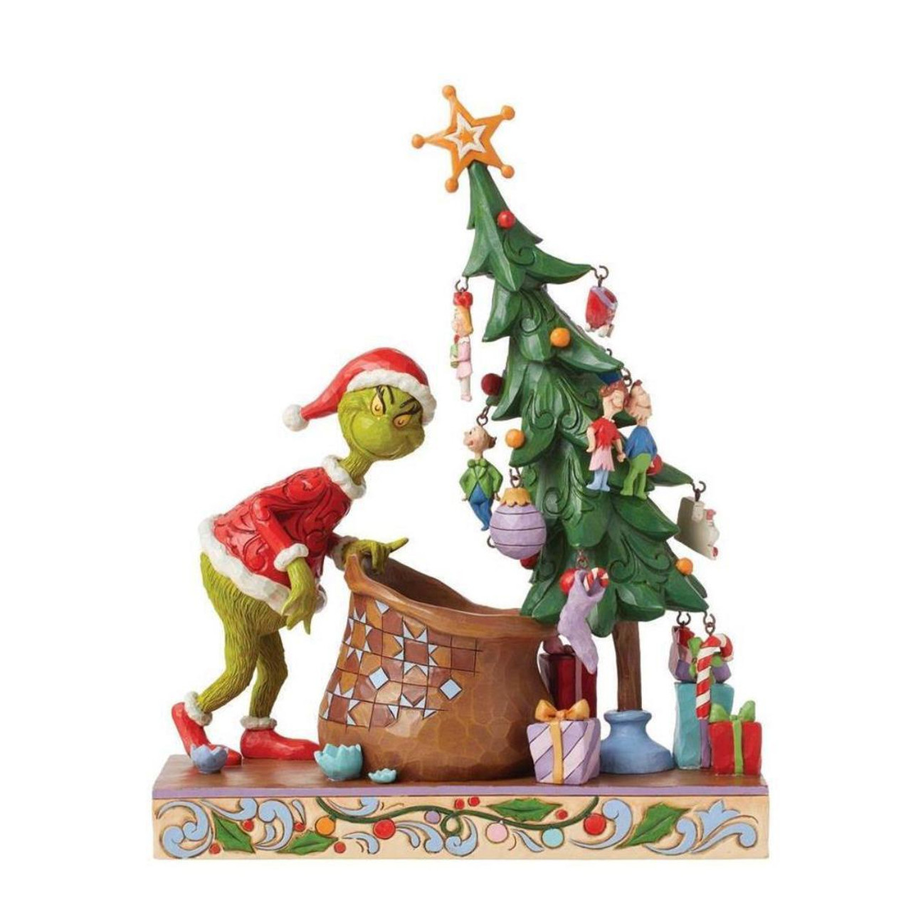 Jim Shore Dr Seuss Grinch 12 Days of Christmas Countdown - 30cm 