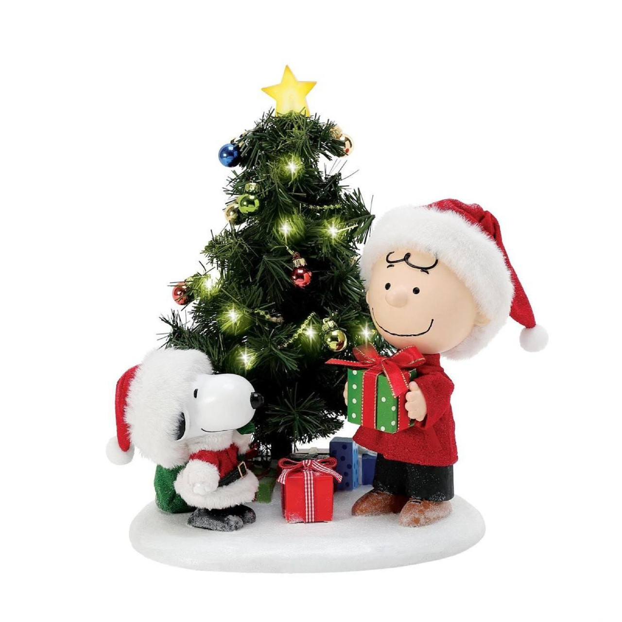 Department 56 Possible Dreams Christmas Time is Here Snoopy - 16.5cm 