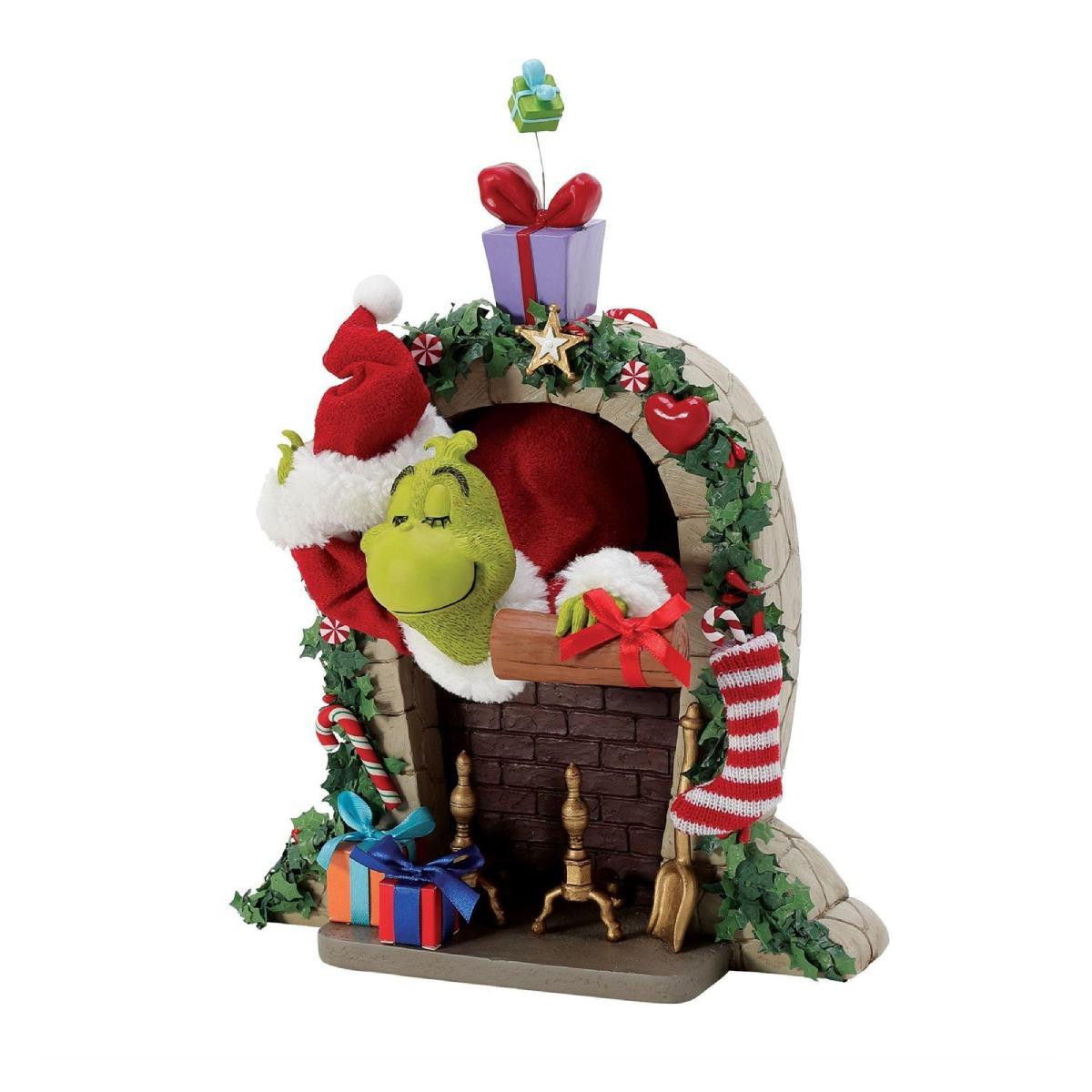 Department 56 Possible Dreams Up the Chimbley The Grinch - 28cm 