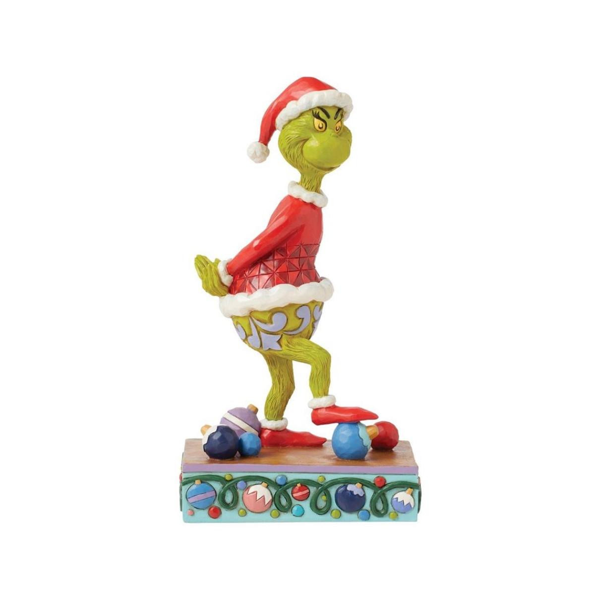 Jim Shore Dr Seuss Grinch Step on Scale Figurine - 18cm 