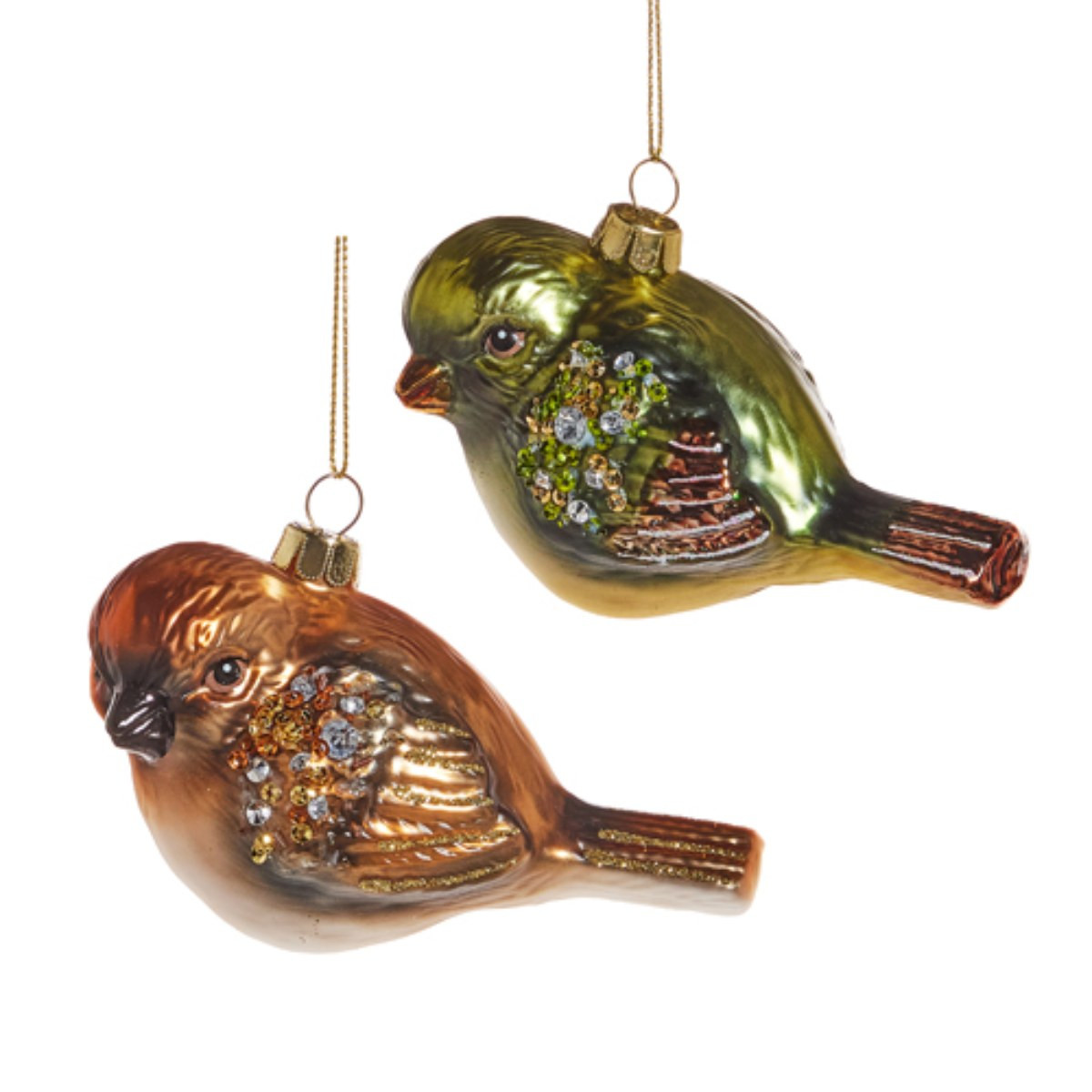 Exquisite Bird Glass Ornament—Holiday Decor
