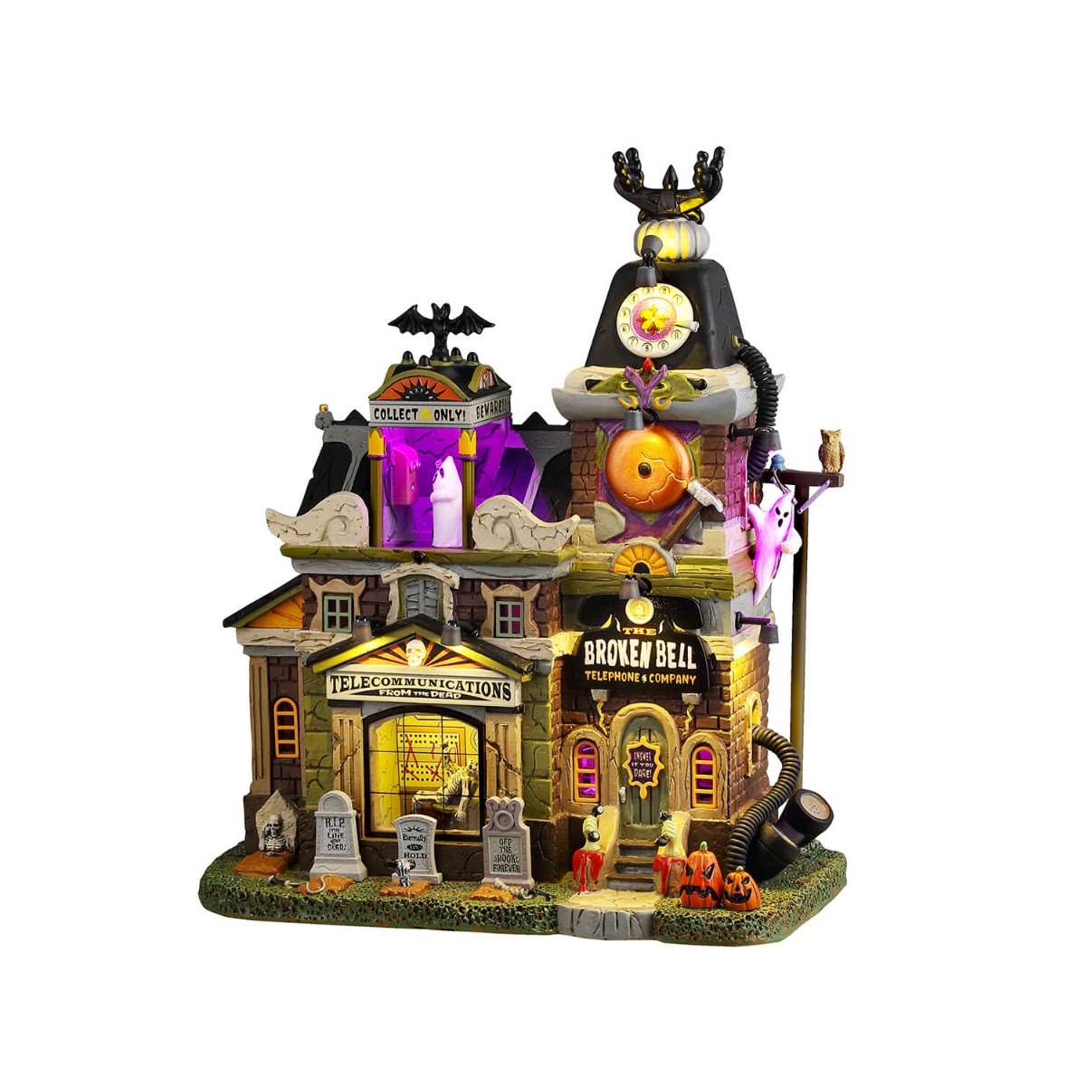 Broken Bell Telephone Co. – Lemax Spooky Town Building