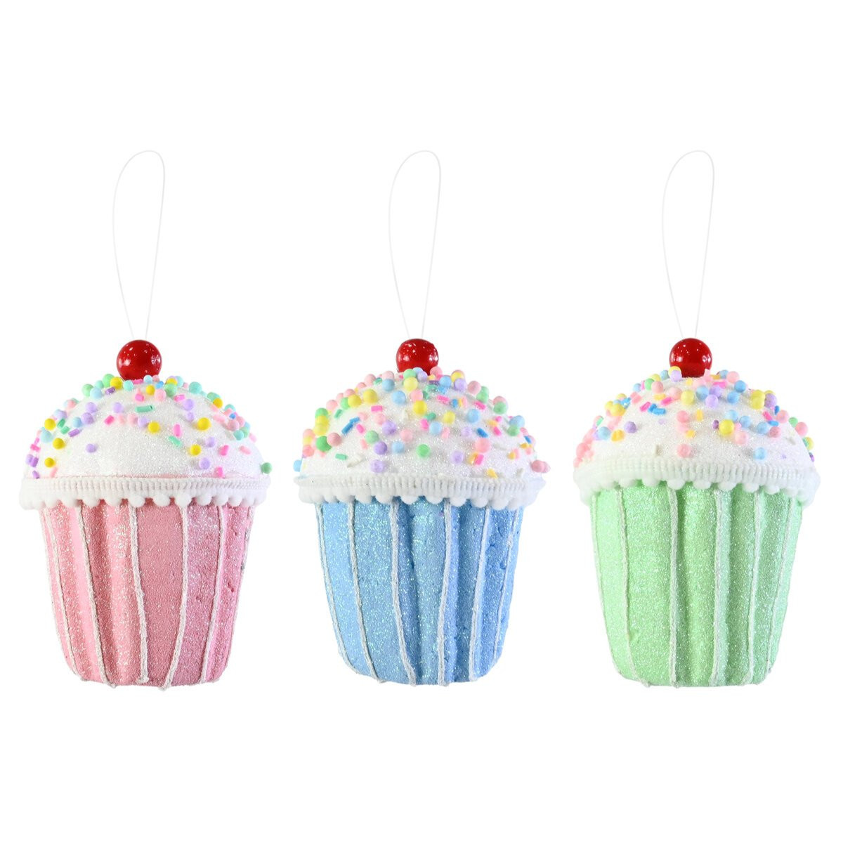 Christmas Elves Pastel Sprinkles Cupcake Decoration