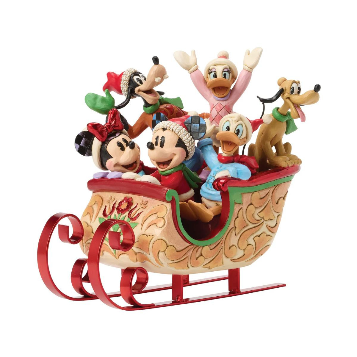 Jim Shore Mickey & Friends Sleigh Ride