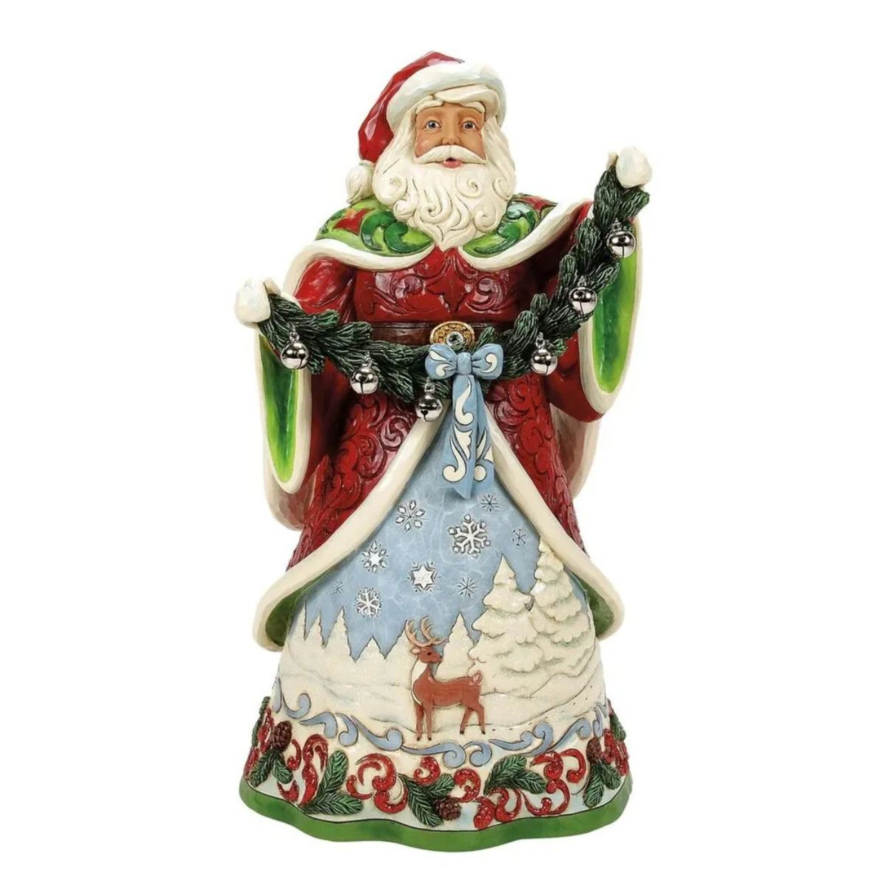 Jim Shore Santa with Bell Garland (Collector's Edition)