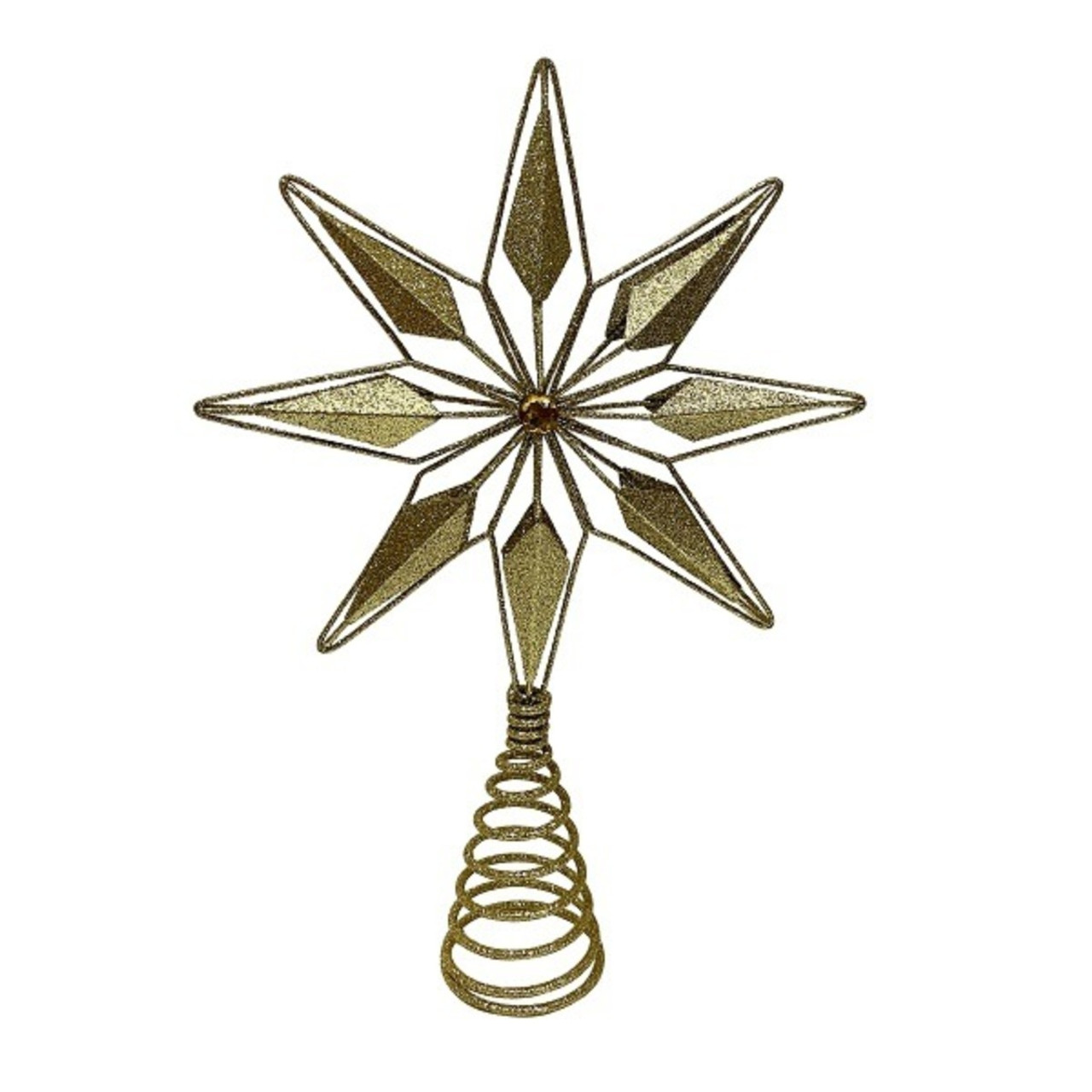 Tree Topper 7 Point Gold