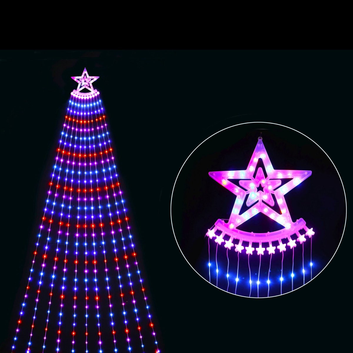 Carnival Colours Waterfall Star Light