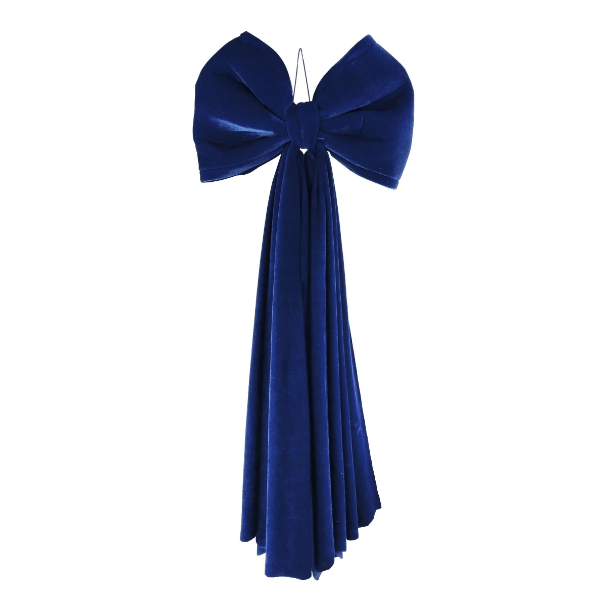 Midnight Draping Tail Bow