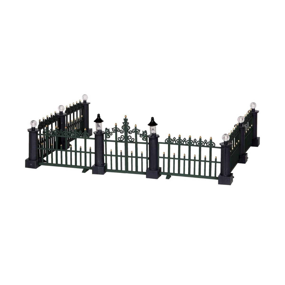 Lemax Classic Victorian Fence, Set Of 7 - General Products Accessories