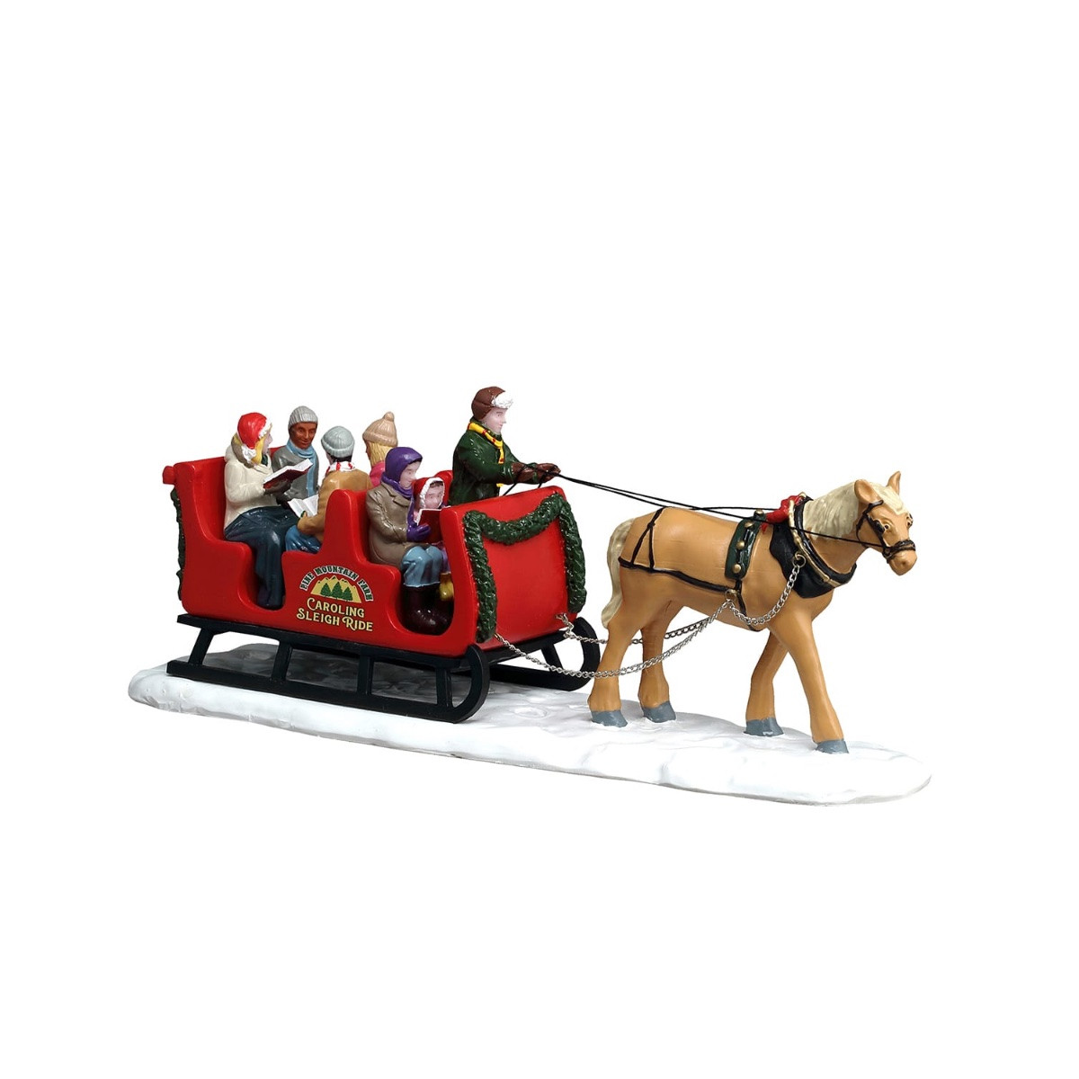 Lemax Carolling Sleigh Ride - Harvest Crossing Table Accents