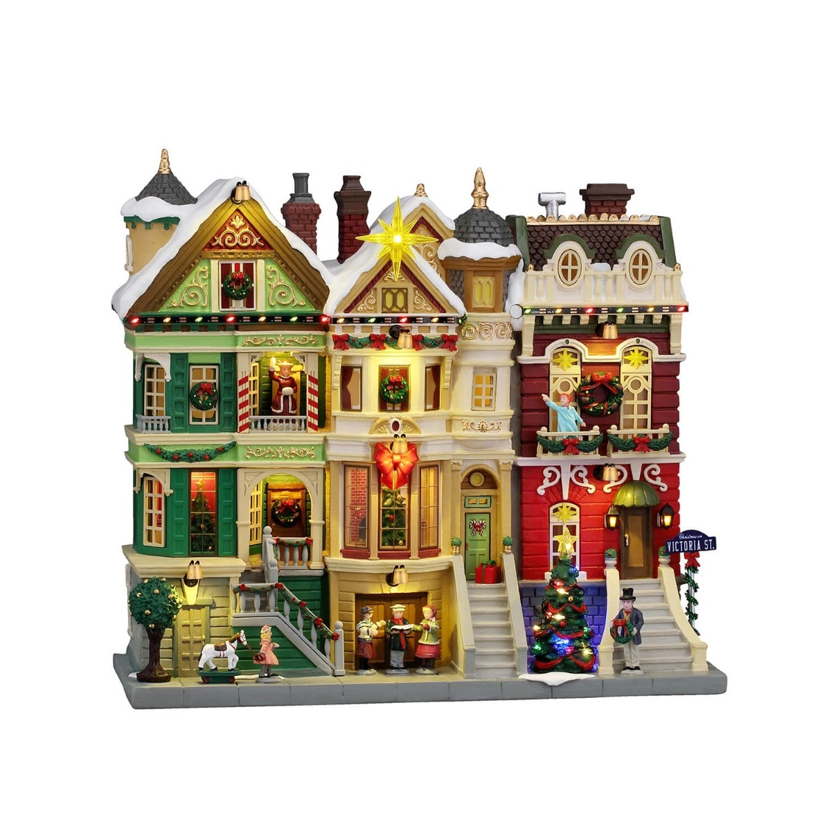 Lemax Christmas On Victoria Street - Caddington Village Facades