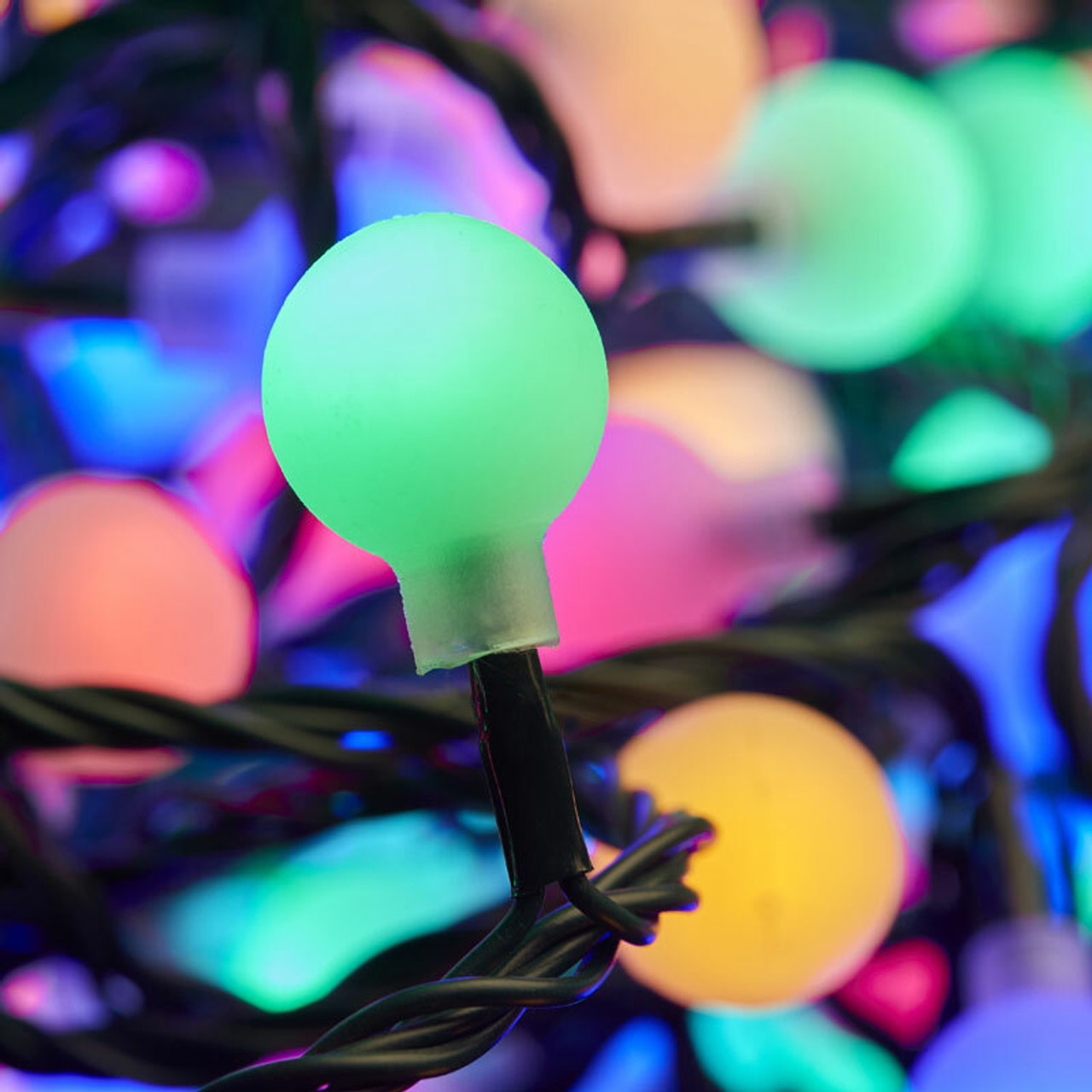 300 LED Multi-Colour Cherry Ball String Lights – Connectable