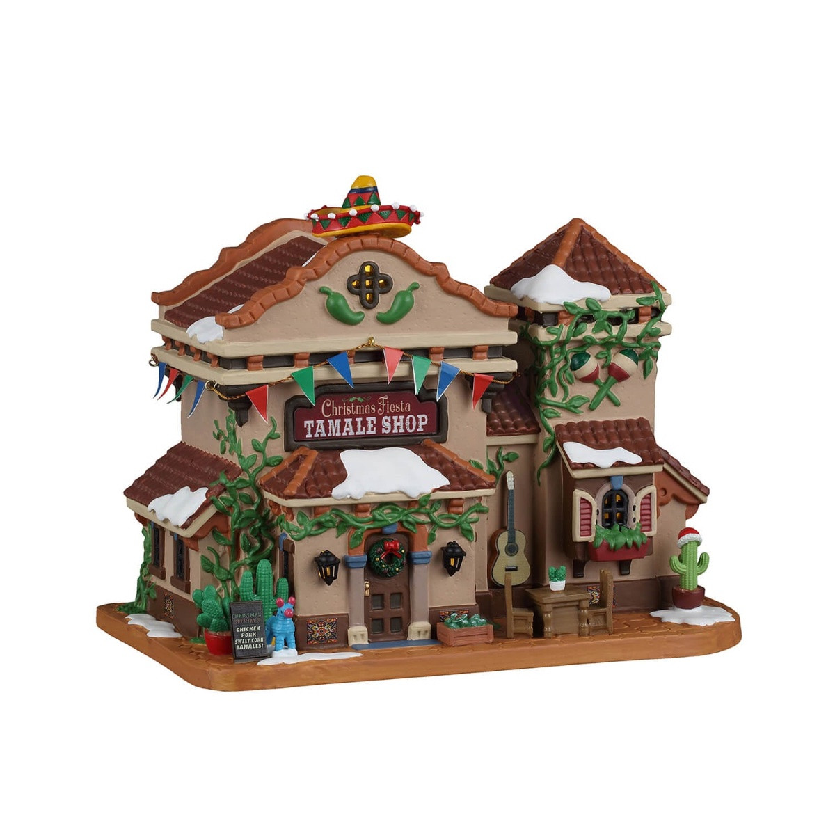 Lemax Christmas Fiesta Tamale Shop - Caddington Village Lighted Buildings