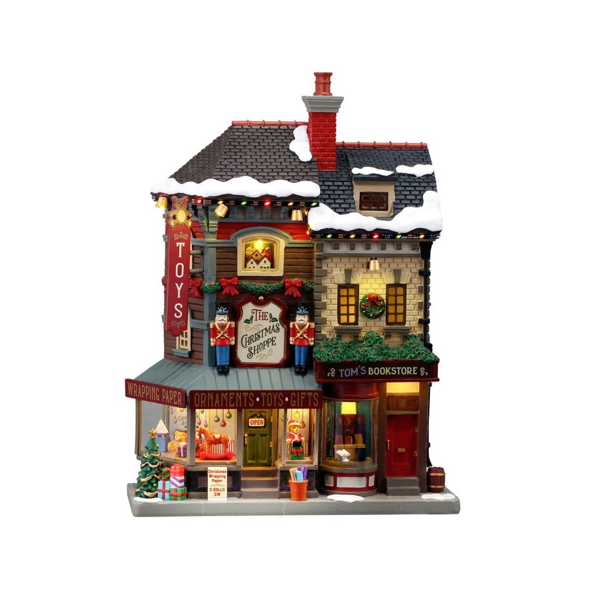Lemax The Christmas Shoppe - Caddington Village Facades