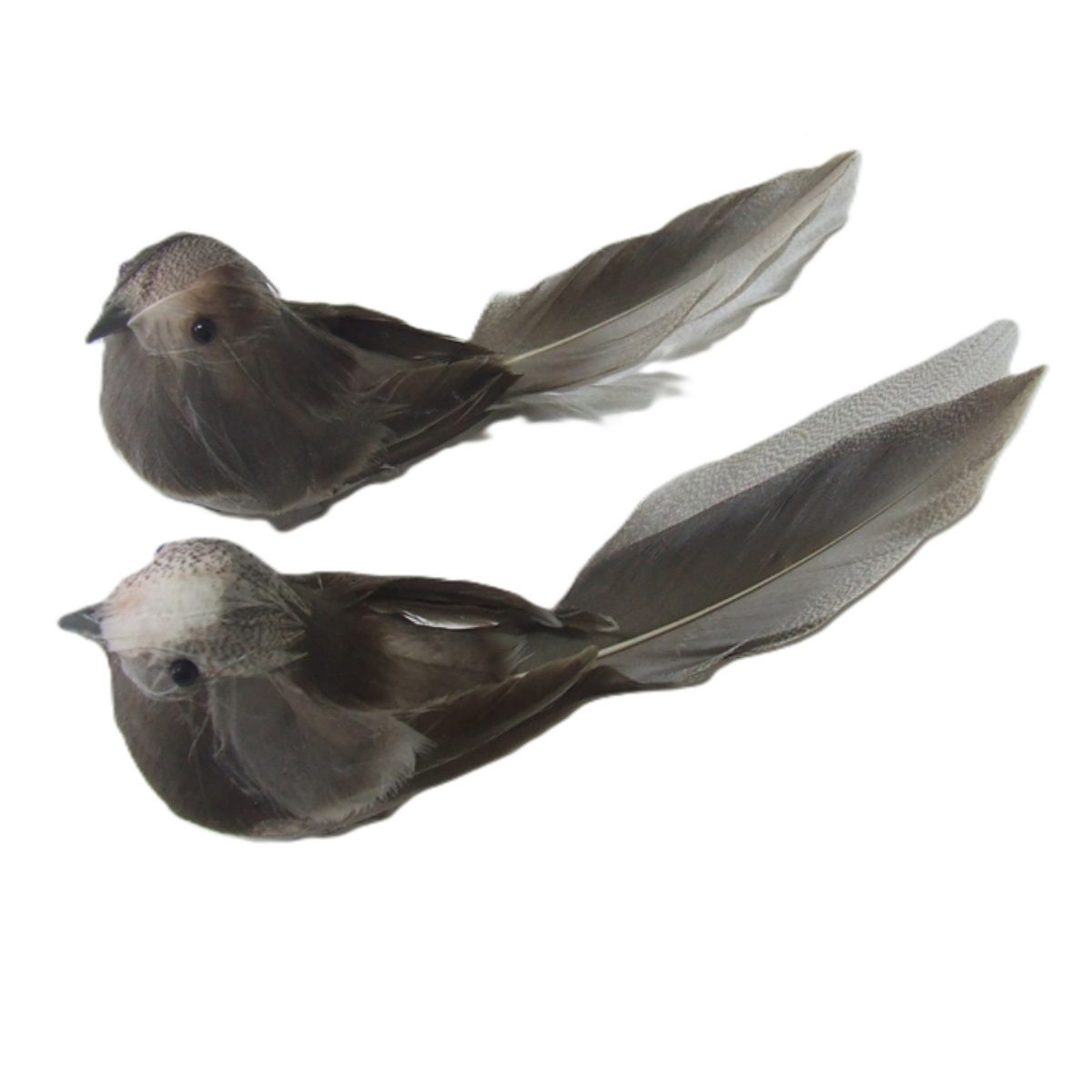 Rustic Feathered Bird Clip-On Decoration (2 Styles)