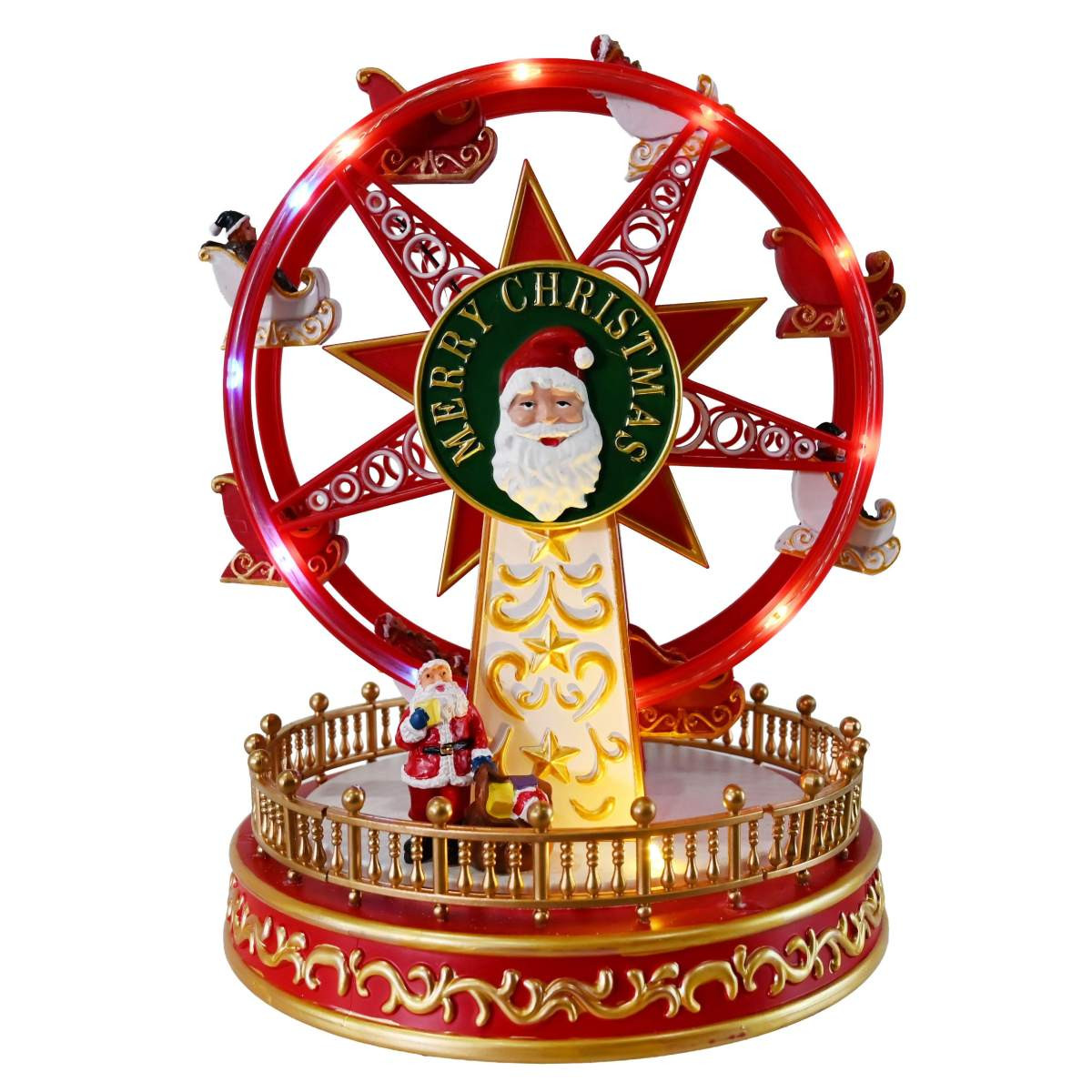 Animated Rotating Musical Ferris Wheel with Colour-Changing LEDs