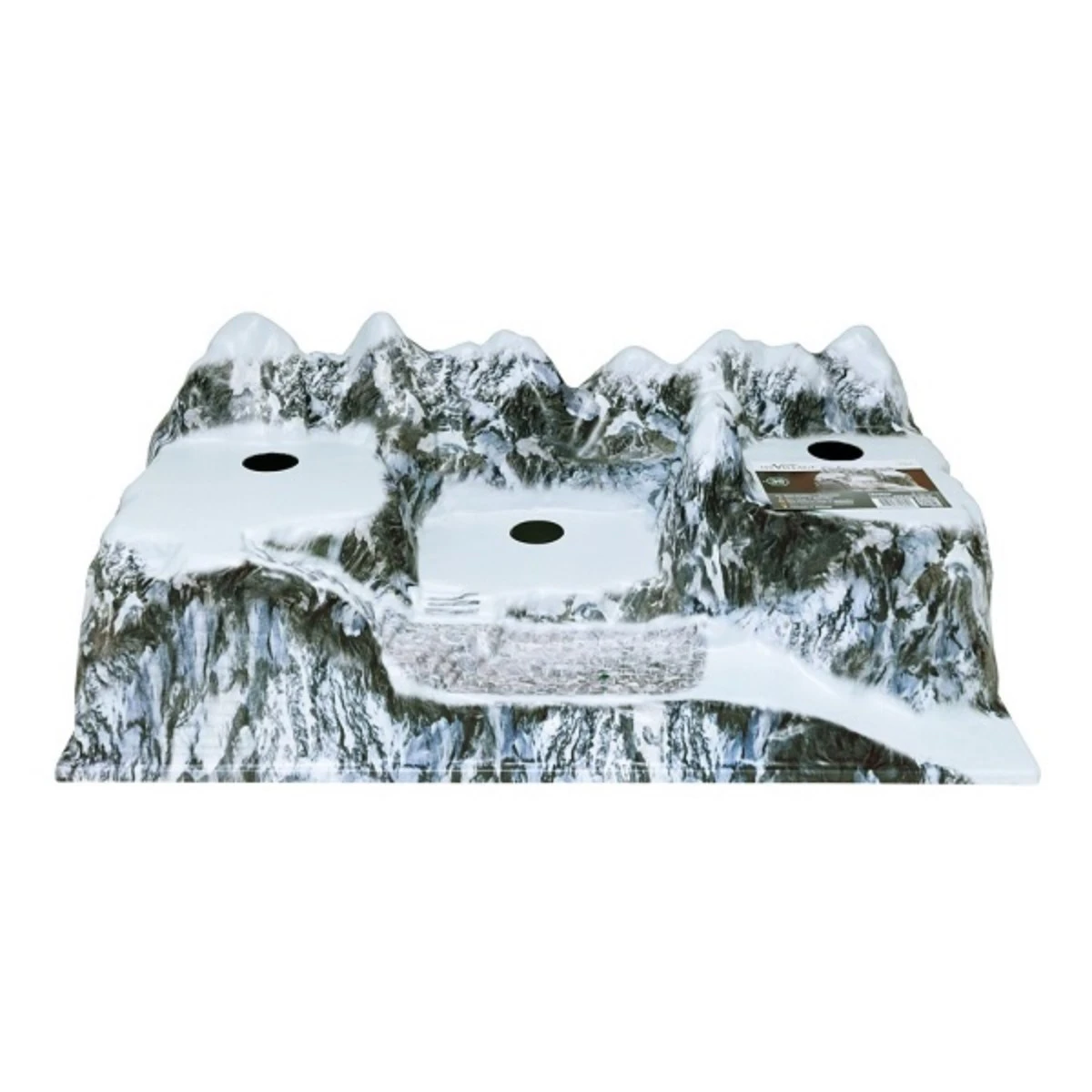 Full Colour Dolomites Mountain Base Platform with Tunnel