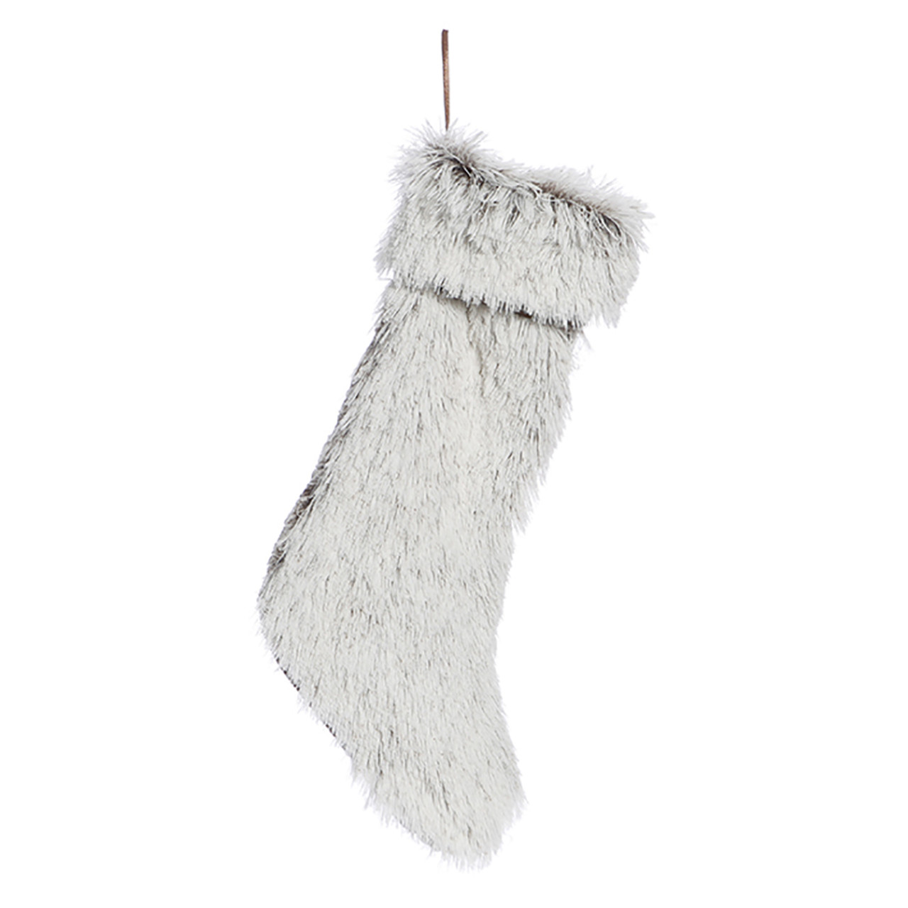 Cosgrove Brown Faux Fur Stocking