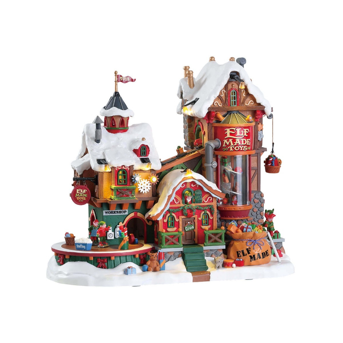 Lemax Elf Made Toy Factory - Santas Wonderland Sights and Sounds