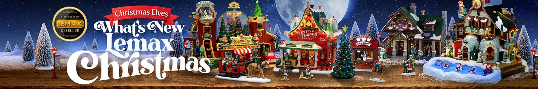 Shop Lemax Christmas scenes at Christmas Elves