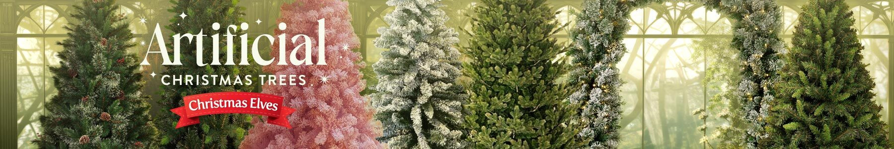 Shop artificial Christmas trees at Christmas Elves