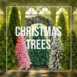 Artificial Christmas Trees and Decorations