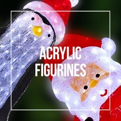 Acrylic Christmas Figurines