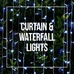 Curtain and Waterfall Christmas Lights
