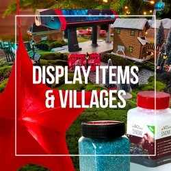 Christmas Display Items and Villages
