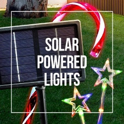 Solar Powered Christmas Lights