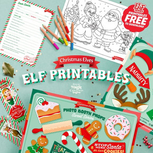 Unwrap Christmas Fun with 15 Free Elf Printables for Kids