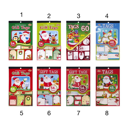 Christmas Glitter or Foil Gift Tags Christmas Glitter or Foil Gift Tags