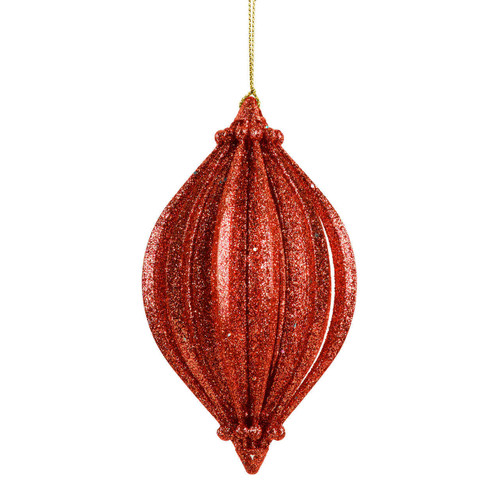 Red Infinity Ellipse Hanging Ornament Red Infinity Ellipse Hanging Ornament