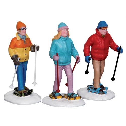 Lemax Snowshoe Walkers - Set of 3 Lemax Snowshoe Walkers - Set of 3