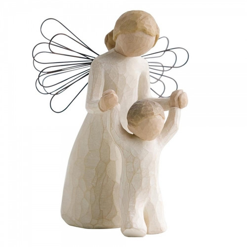 Willow Tree Guardian Angel Figurine - Front View Willow Tree Guardian Angel Figurine - Front View