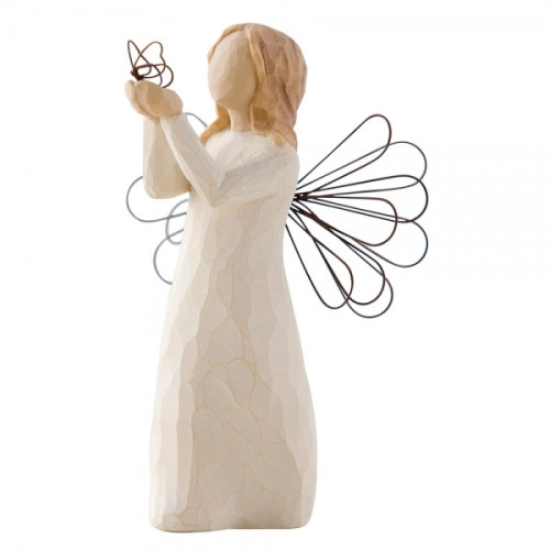 Willow Tree Angel of Freedom Figurine - Front View Willow Tree Angel of Freedom Figurine - Front View