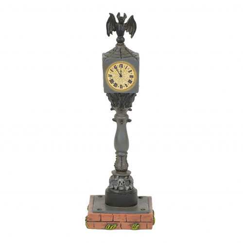 Halloween Grey Light Up Town Clock Halloween Grey Light Up Town Clock